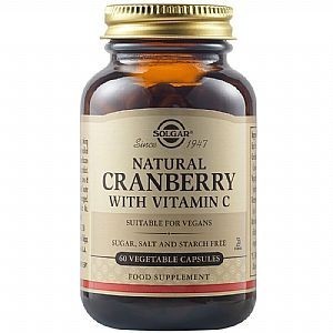 SOLGAR Natural Cranberry with Vitamin C 60caps