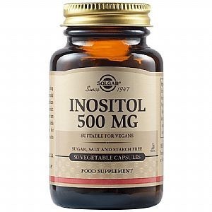 SOLGAR Inositol 500 mg 50 Vegetable Capsules
