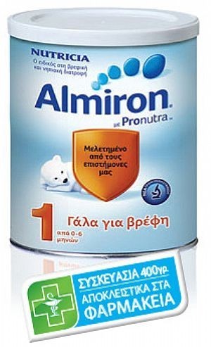 ALMIRON 1 - Γάλα 1ης βρεφικής ηλικίας από 0-6 μηνών 400gr