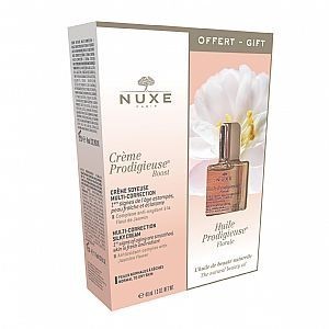 Nuxe Creme Prodigieuse Boost Silky Cream 40ml& Free Huile Prodigieuse Floral 10ml