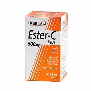 HEALTH AID Ester-C Plus 500mg 60 Tabs 