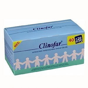 Omega Pharma Clinofar Αποστειρωμένος Φυσιολογικός Ορός 60*5ml