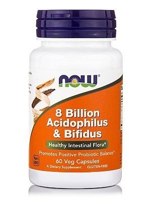 NOW Acidophilus & Bifidus 8 Billion 60caps